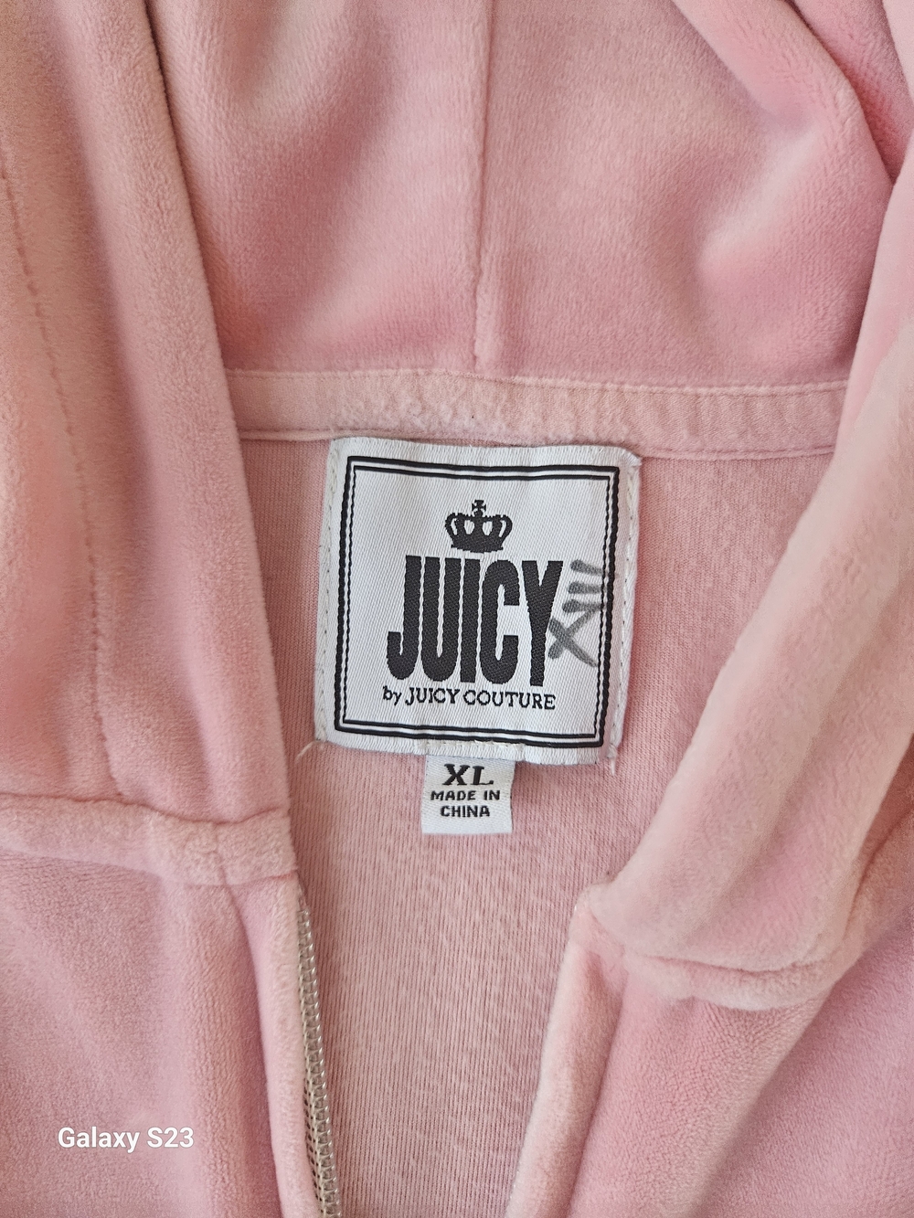 Juicy Couture Light Pink Velour Hoodie Jacket - Picture 2 of 6
